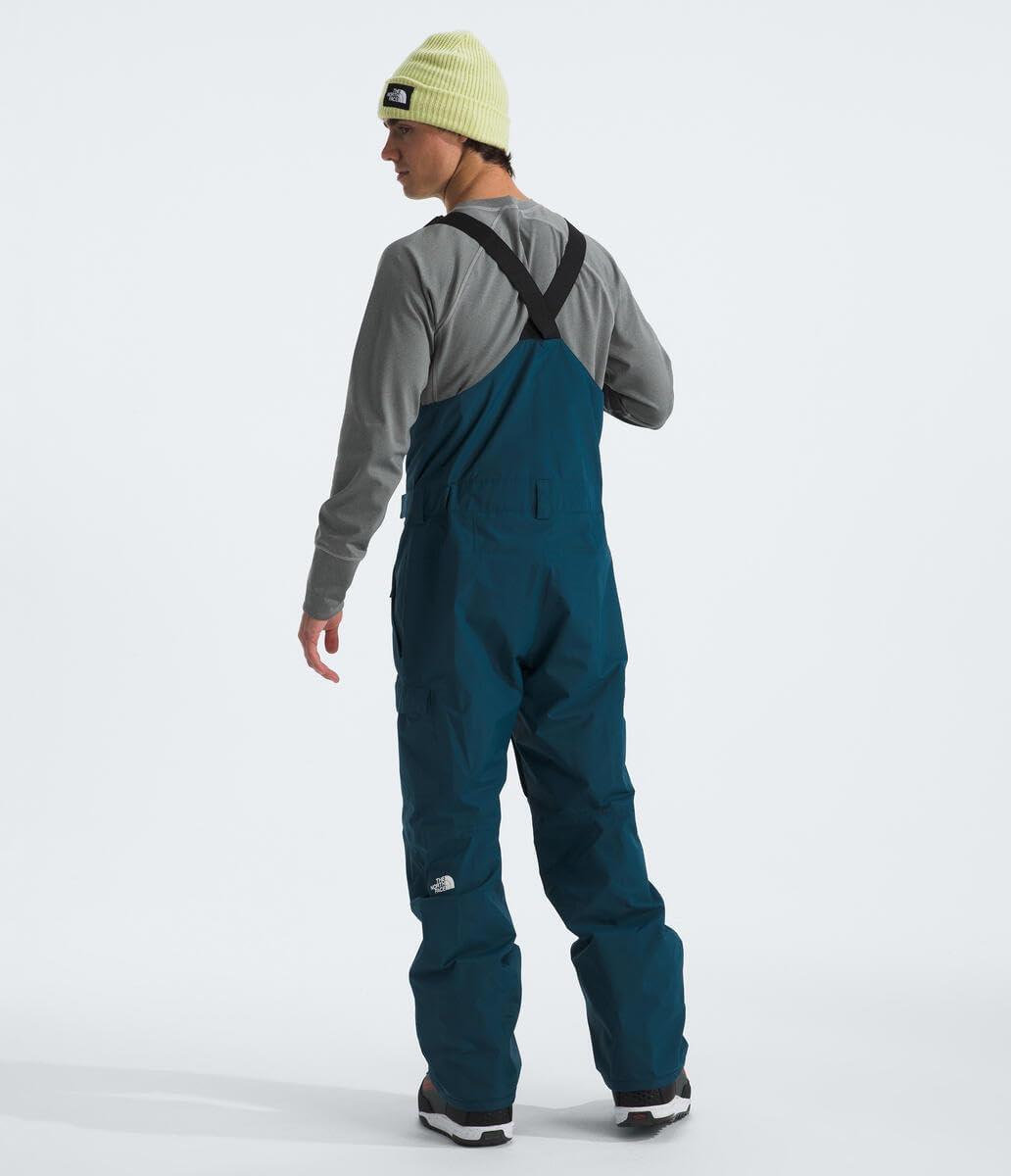 imageTHE NORTH FACE Mens Freedom Ski and Snow Bib Waterproof Builtin Gaiter Mesh Lined BreathabilityMidnight Petrol