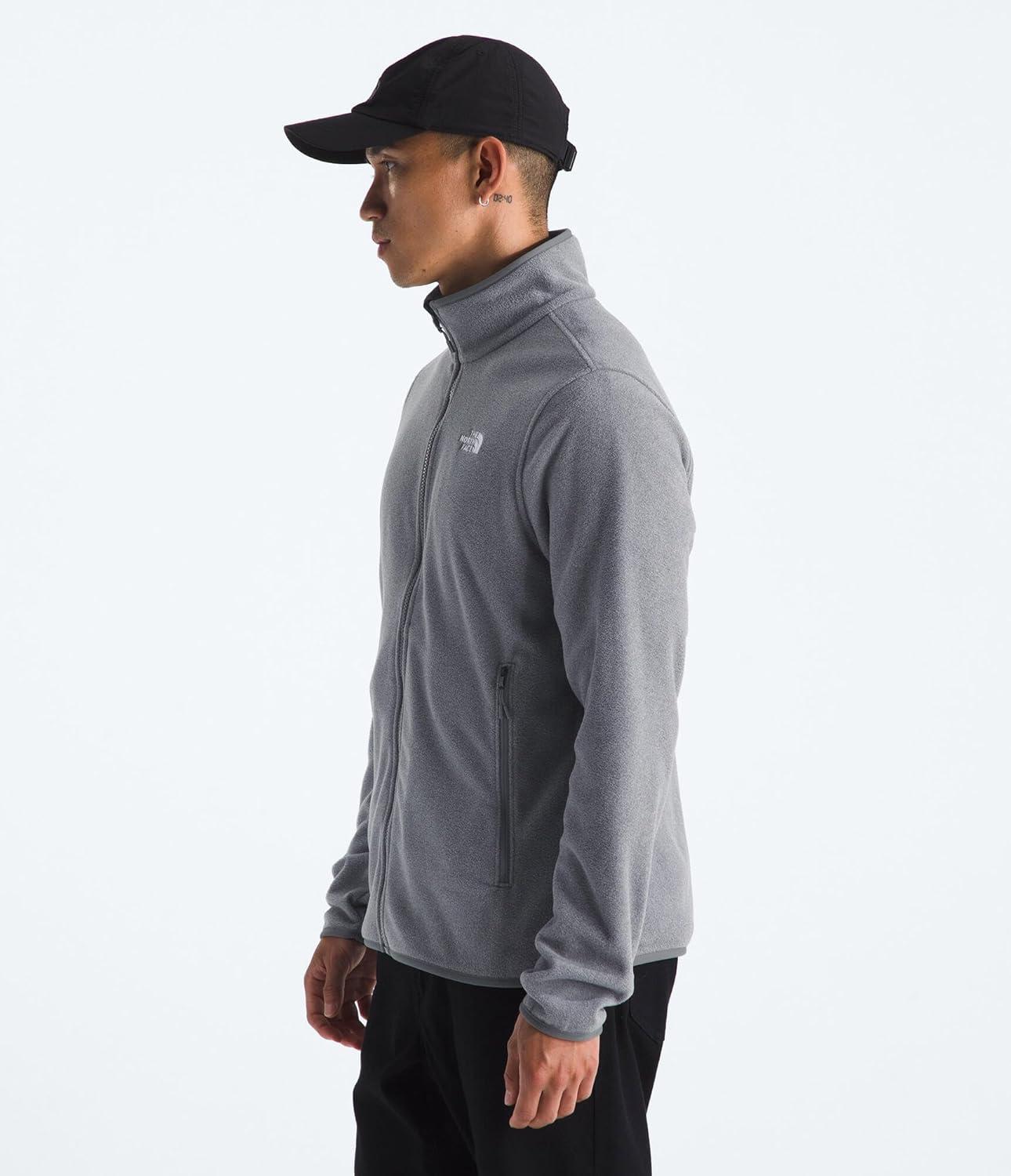 imageTHE NORTH FACE Mens Glacier Fleece JacketTnf Mid Grey Heather