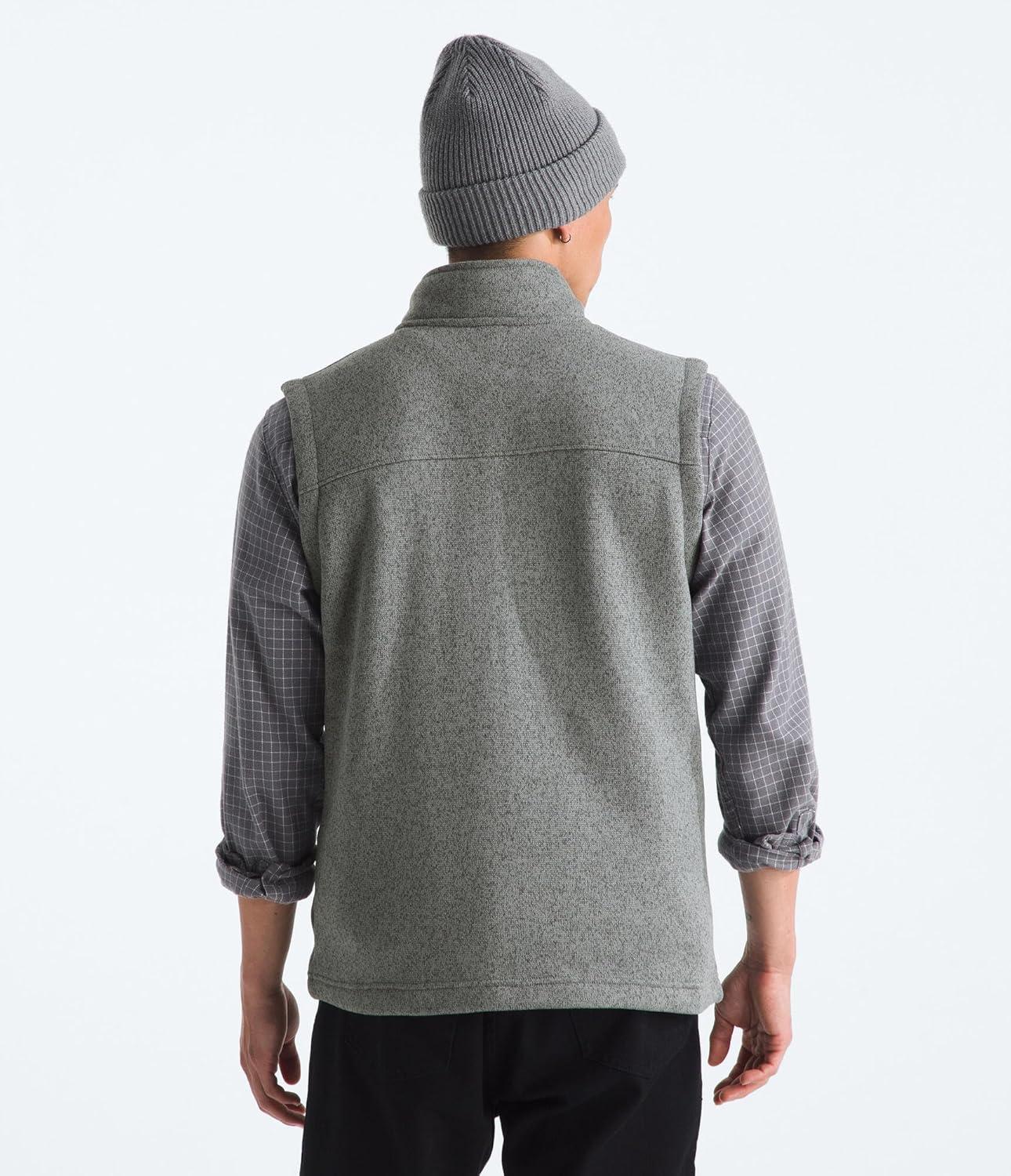 imageTHE NORTH FACE Mens Gordon Lyons Vest Cold Weather Top With Zippered Hand PocketsTnf Medium Grey Heather