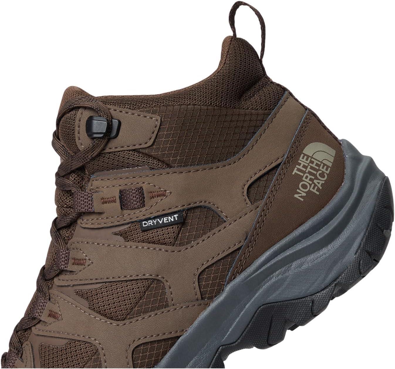 imageTHE NORTH FACE Mens Hedgehog 3 Mid Waterproof Hiking Boot Ripstop Leather Upper Rubber OutsoleSmokey BrownDemitasse Brown
