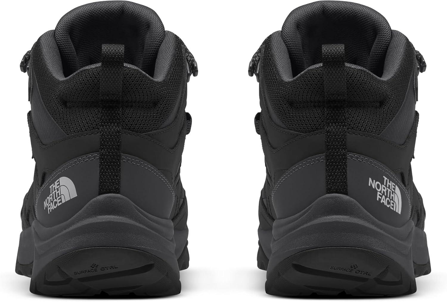 imageTHE NORTH FACE Mens Hedgehog 3 Mid Waterproof Hiking Boot Ripstop Leather Upper Rubber OutsoleTnf BlackAsphalt Grey