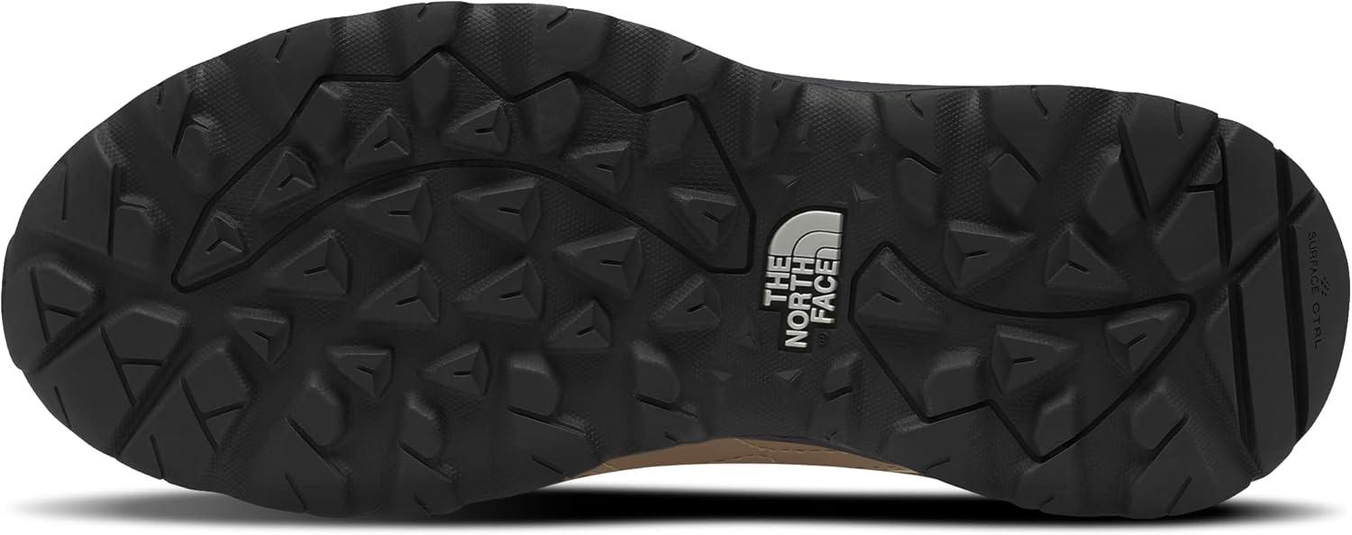 imageTHE NORTH FACE Mens Hedgehog 3 Mid Waterproof Hiking Boot Ripstop Leather Upper Rubber OutsoleUtility BrownTnf Black