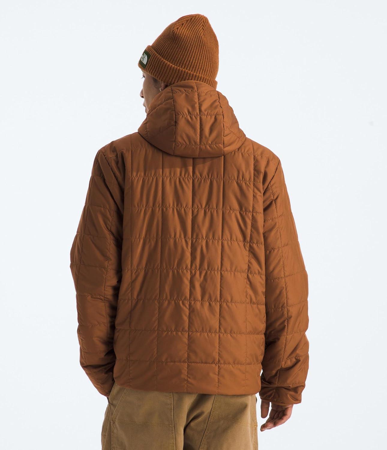 imageTHE NORTH FACE Mens Junction Insulated Hoodie Water Resistant With Heatseeker Insulation 3piece Hood ampamp Zip PocketsBurnt Umber