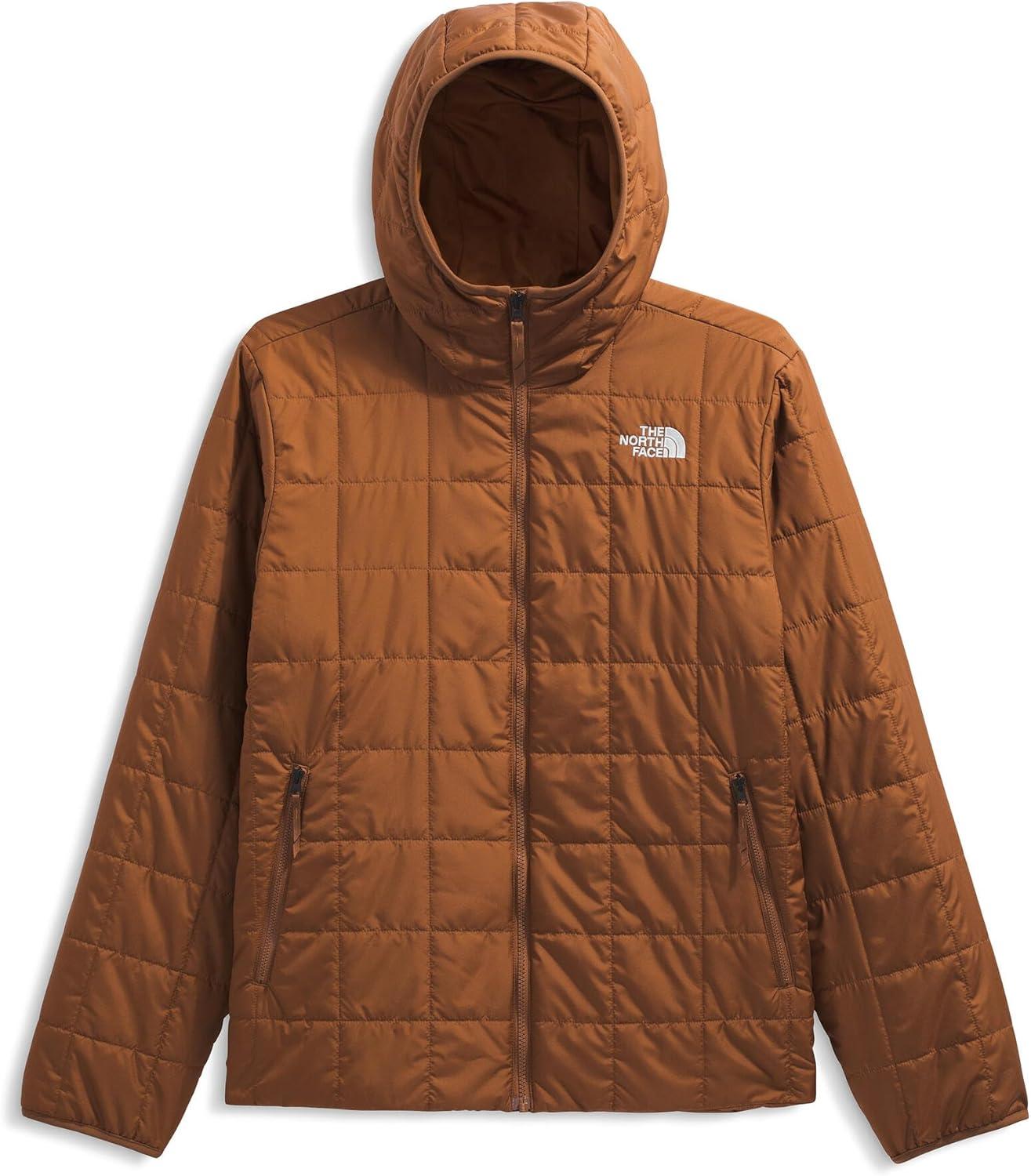 imageTHE NORTH FACE Mens Junction Insulated Hoodie Water Resistant With Heatseeker Insulation 3piece Hood ampamp Zip PocketsBurnt Umber