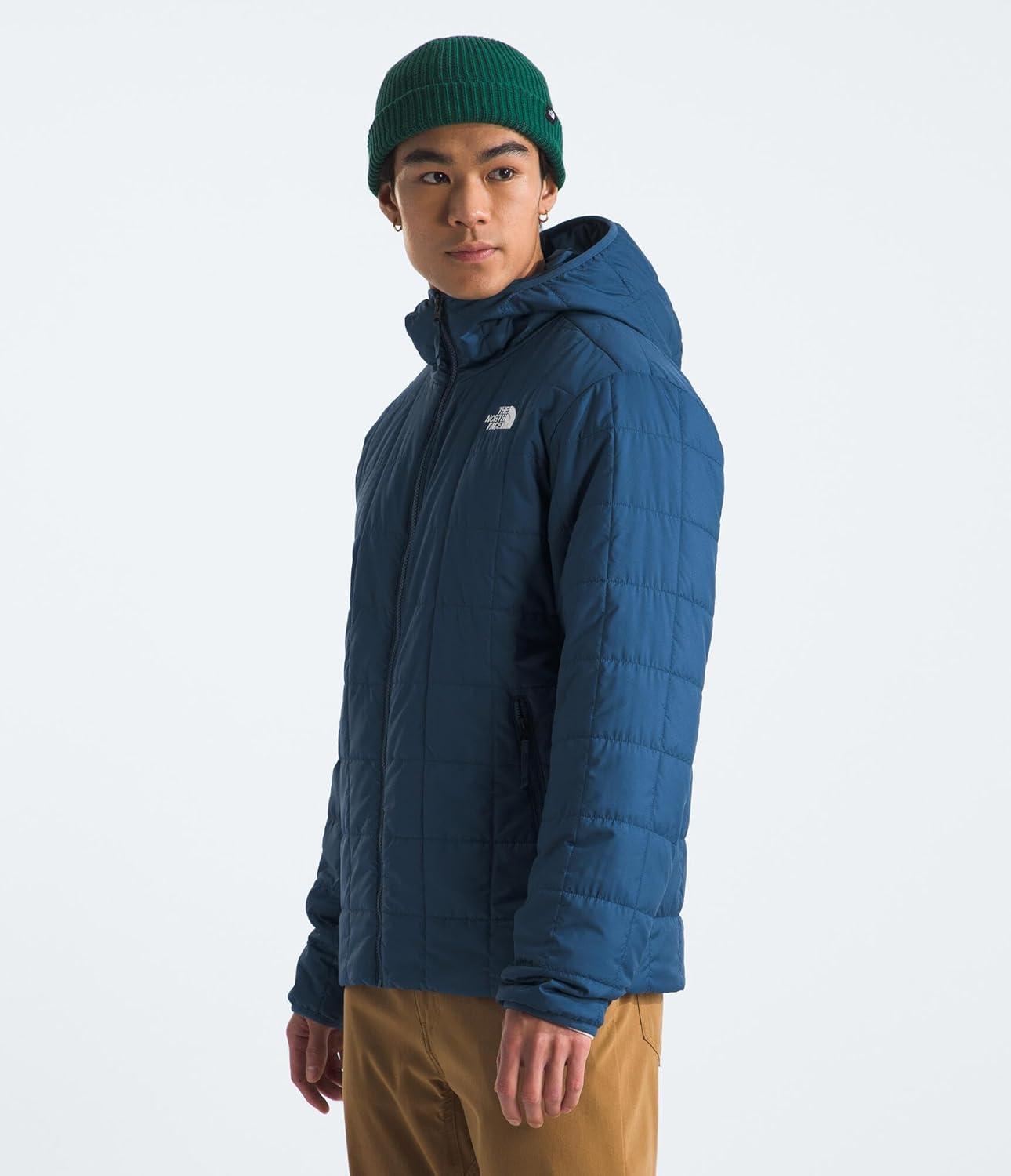 imageTHE NORTH FACE Mens Junction Insulated Hoodie Water Resistant With Heatseeker Insulation 3piece Hood ampamp Zip PocketsShady Blue