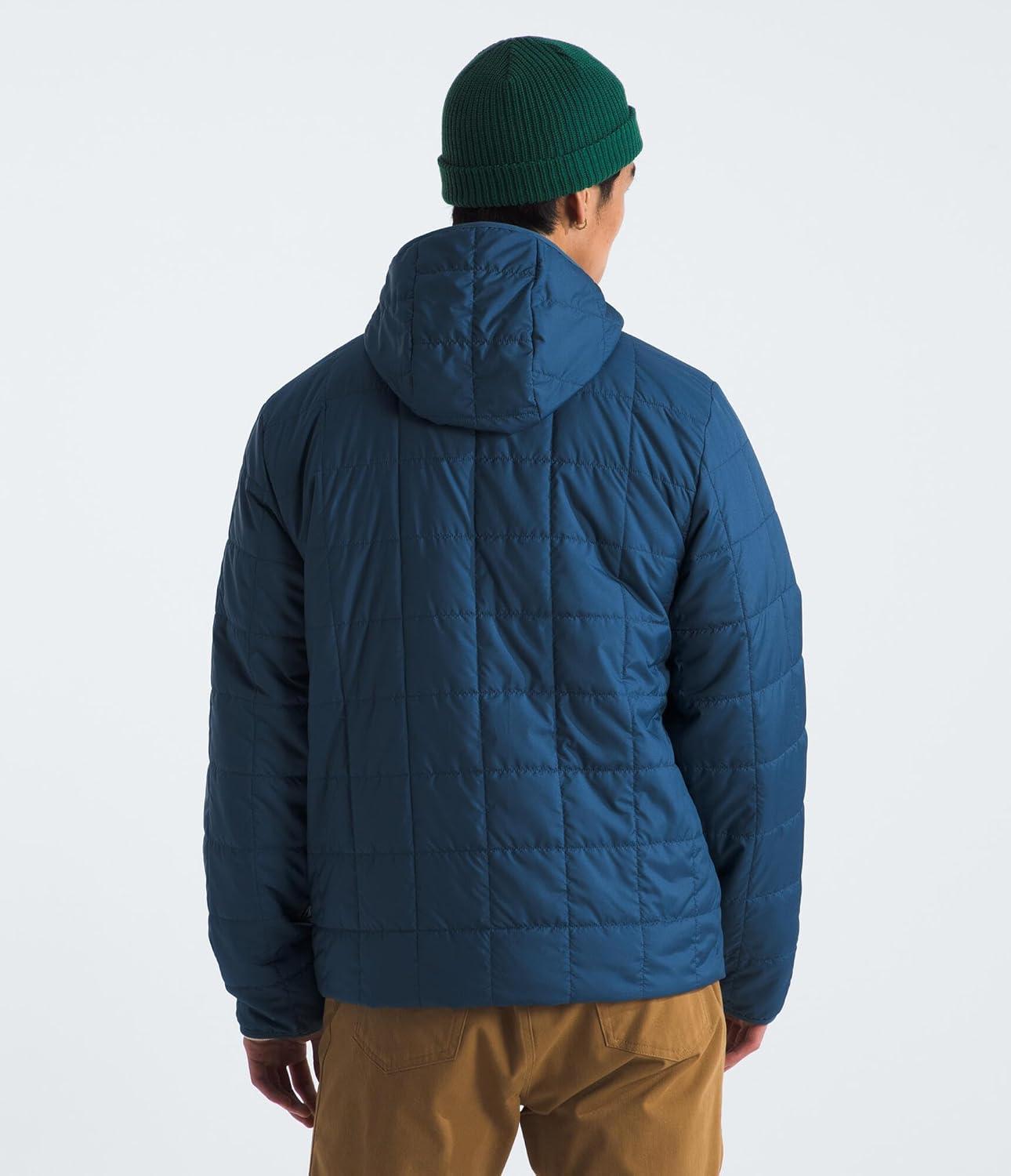 imageTHE NORTH FACE Mens Junction Insulated Hoodie Water Resistant With Heatseeker Insulation 3piece Hood ampamp Zip PocketsShady Blue
