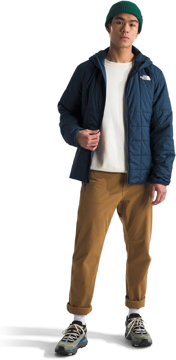 imageTHE NORTH FACE Mens Junction Insulated Hoodie Water Resistant With Heatseeker Insulation 3piece Hood ampamp Zip PocketsShady Blue