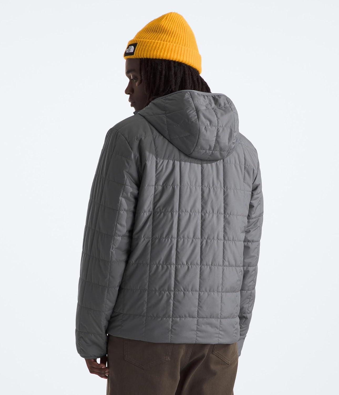 imageTHE NORTH FACE Mens Junction Insulated Hoodie Water Resistant With Heatseeker Insulation 3piece Hood ampamp Zip PocketsSmoked Pearl