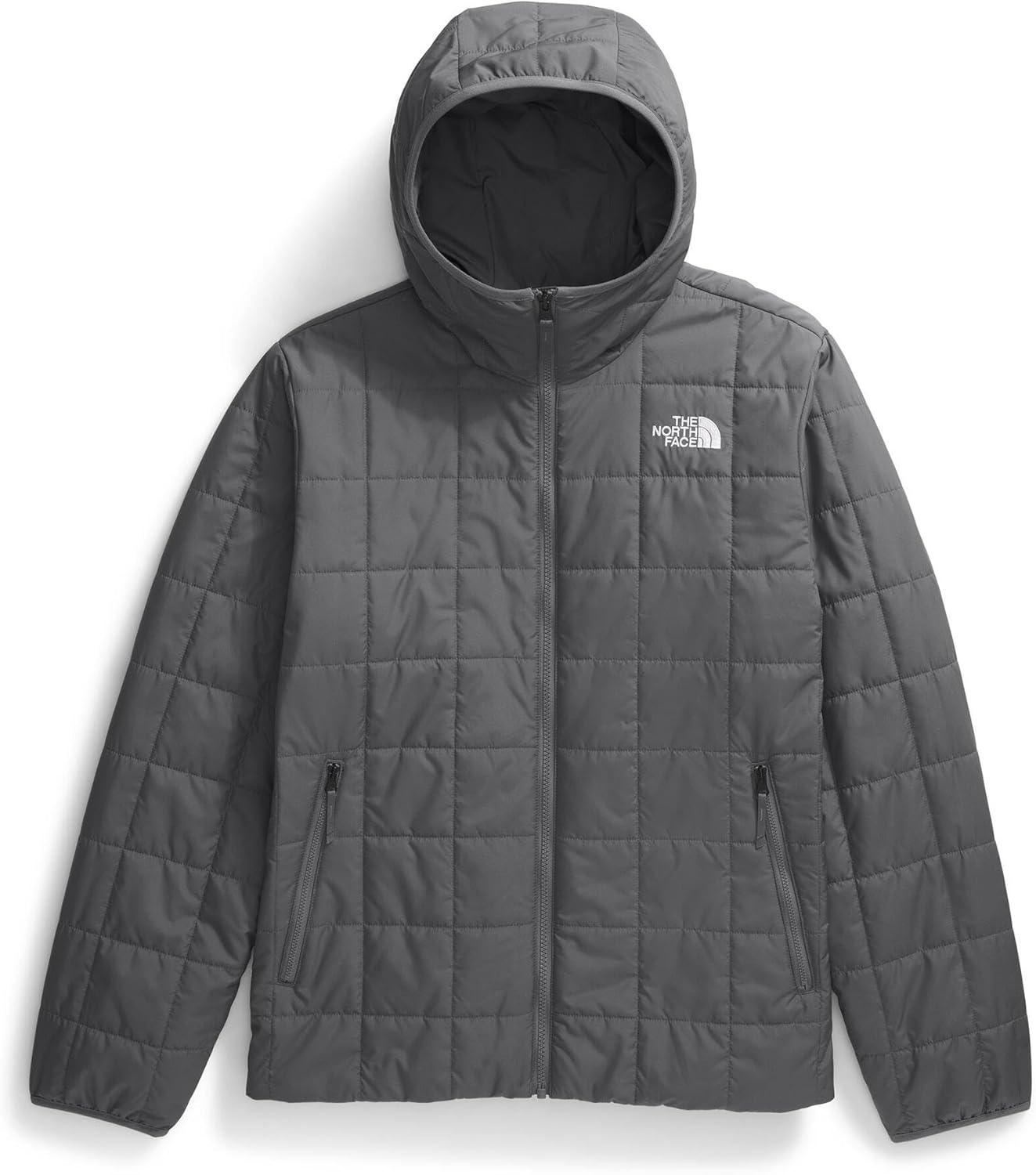 imageTHE NORTH FACE Mens Junction Insulated Hoodie Water Resistant With Heatseeker Insulation 3piece Hood ampamp Zip PocketsSmoked Pearl