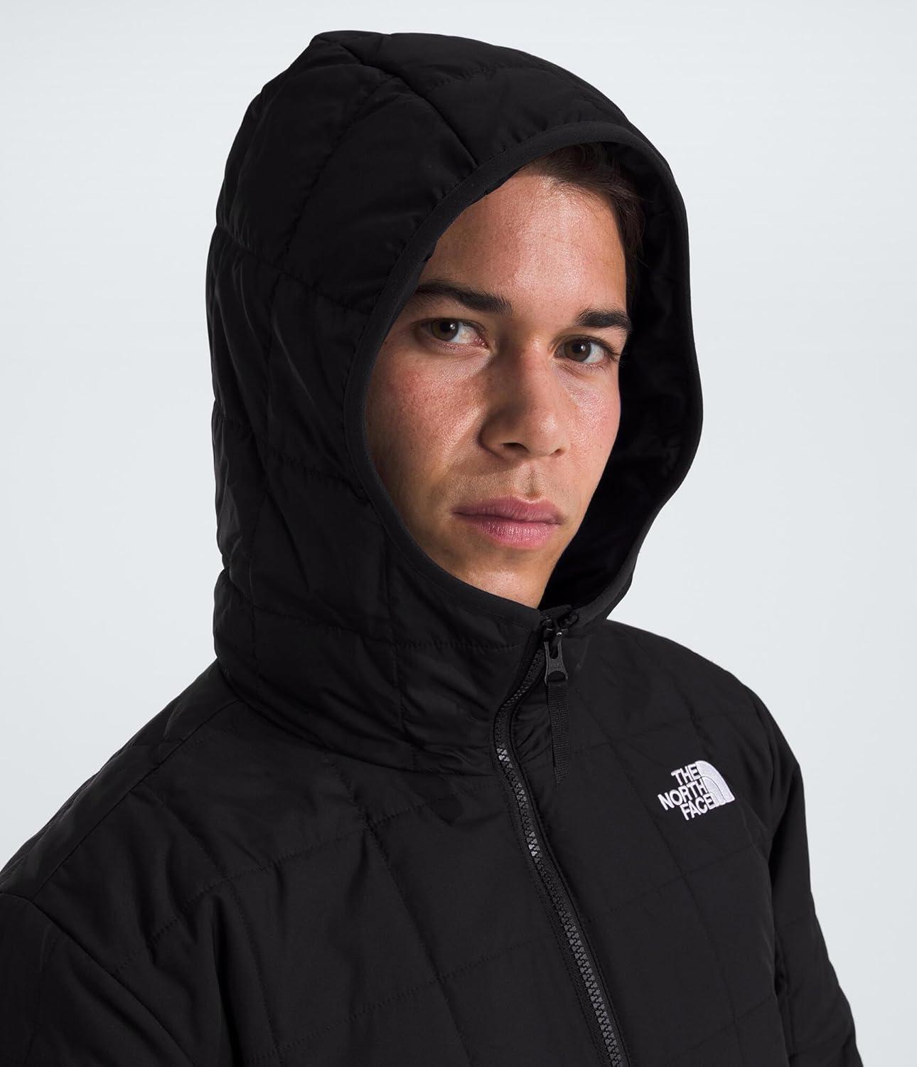 imageTHE NORTH FACE Mens Junction Insulated Hoodie Water Resistant With Heatseeker Insulation 3piece Hood ampamp Zip PocketsTnf Black