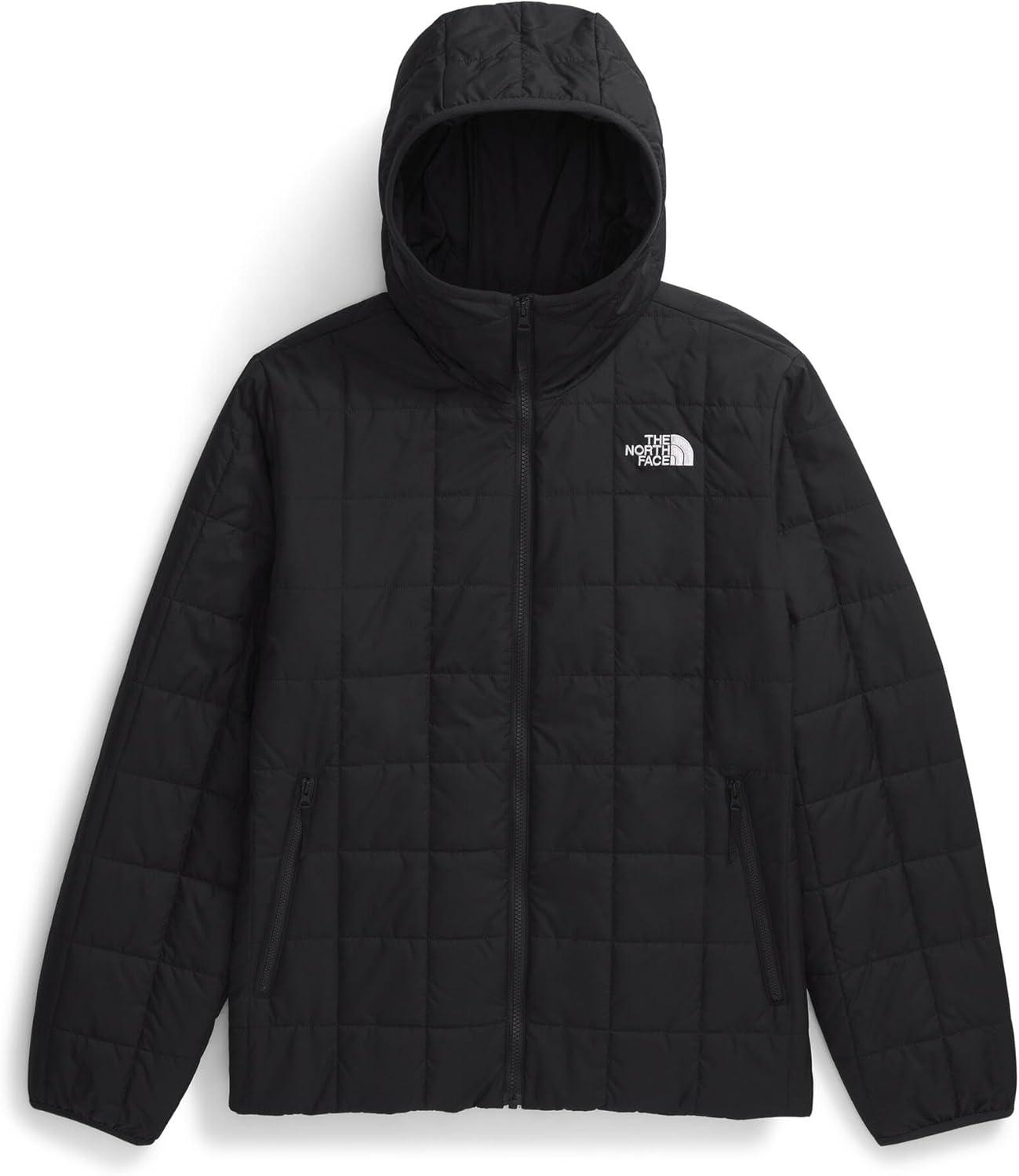 imageTHE NORTH FACE Mens Junction Insulated Hoodie Water Resistant With Heatseeker Insulation 3piece Hood ampamp Zip PocketsTnf Black