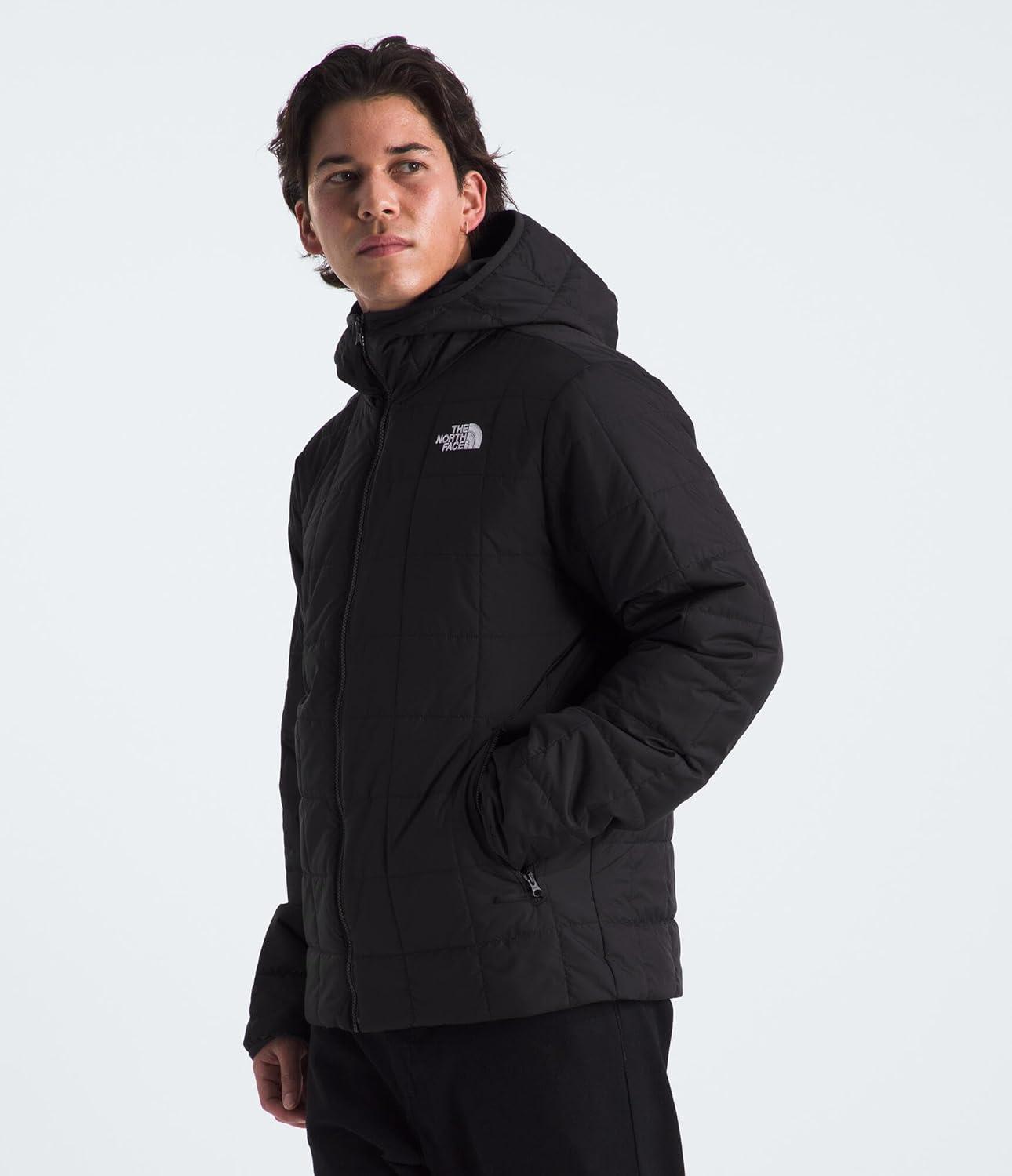 imageTHE NORTH FACE Mens Junction Insulated Hoodie Water Resistant With Heatseeker Insulation 3piece Hood ampamp Zip PocketsTnf Black