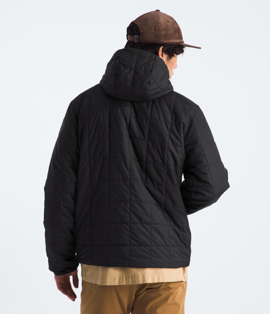 imageTHE NORTH FACE Mens Junction Insulated Hoodie Water Resistant With Heatseeker Insulation 3piece Hood ampamp Zip PocketsTnf BlackTnf Black Block Camo Print
