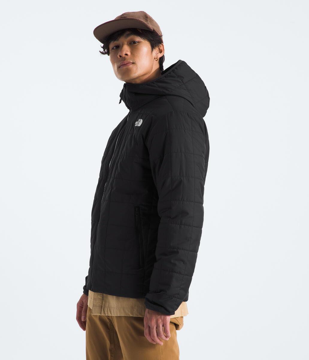 imageTHE NORTH FACE Mens Junction Insulated Hoodie Water Resistant With Heatseeker Insulation 3piece Hood ampamp Zip PocketsTnf BlackTnf Black Block Camo Print