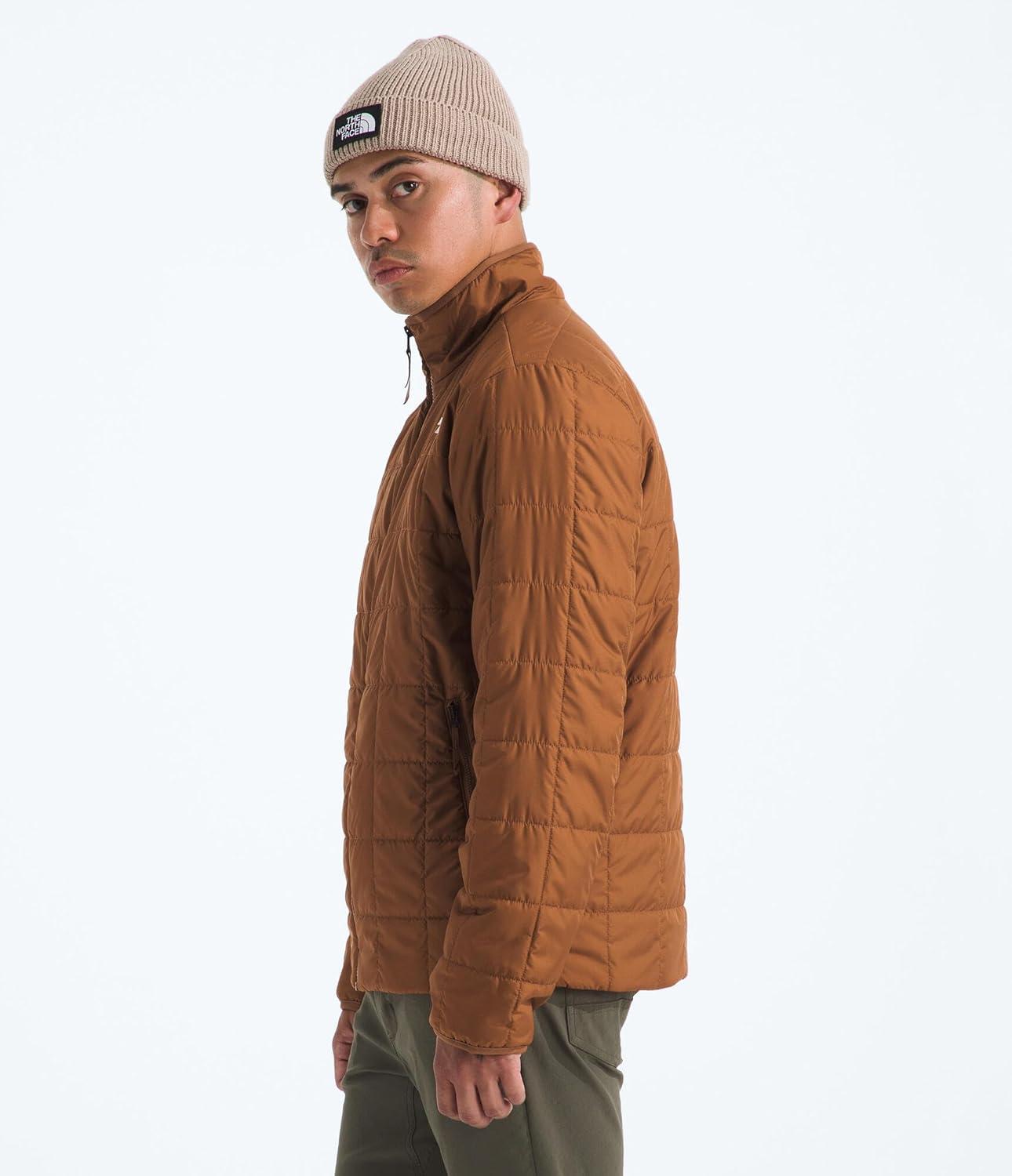 imageTHE NORTH FACE Mens Junction Insulated Jacket Water Repellent Winter Coat With Synthetic Insulation ampamp Zip Hand PocketsBurnt Umber