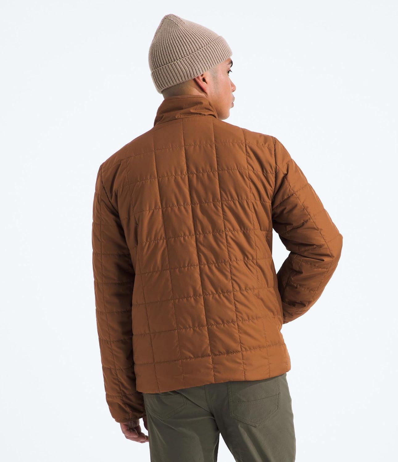 imageTHE NORTH FACE Mens Junction Insulated Jacket Water Repellent Winter Coat With Synthetic Insulation ampamp Zip Hand PocketsBurnt Umber