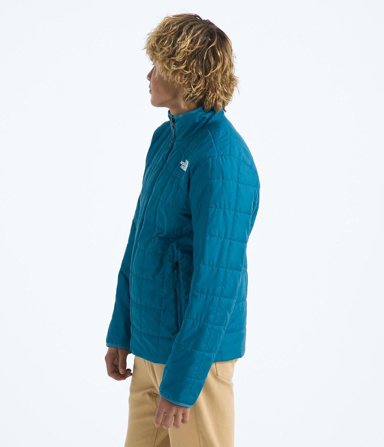 imageTHE NORTH FACE Mens Junction Insulated Jacket Water Repellent Winter Coat With Synthetic Insulation ampamp Zip Hand PocketsDusk Blue