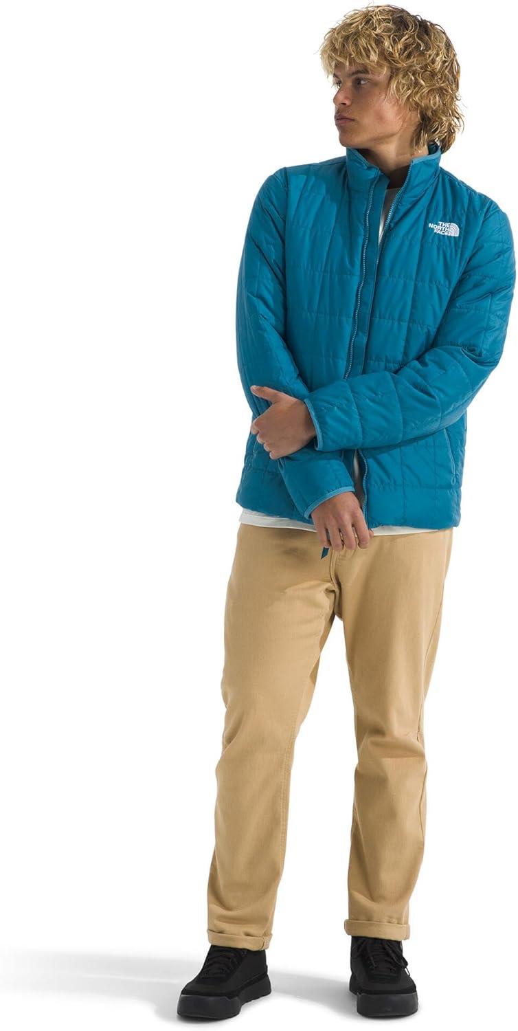 imageTHE NORTH FACE Mens Junction Insulated Jacket Water Repellent Winter Coat With Synthetic Insulation ampamp Zip Hand PocketsDusk Blue