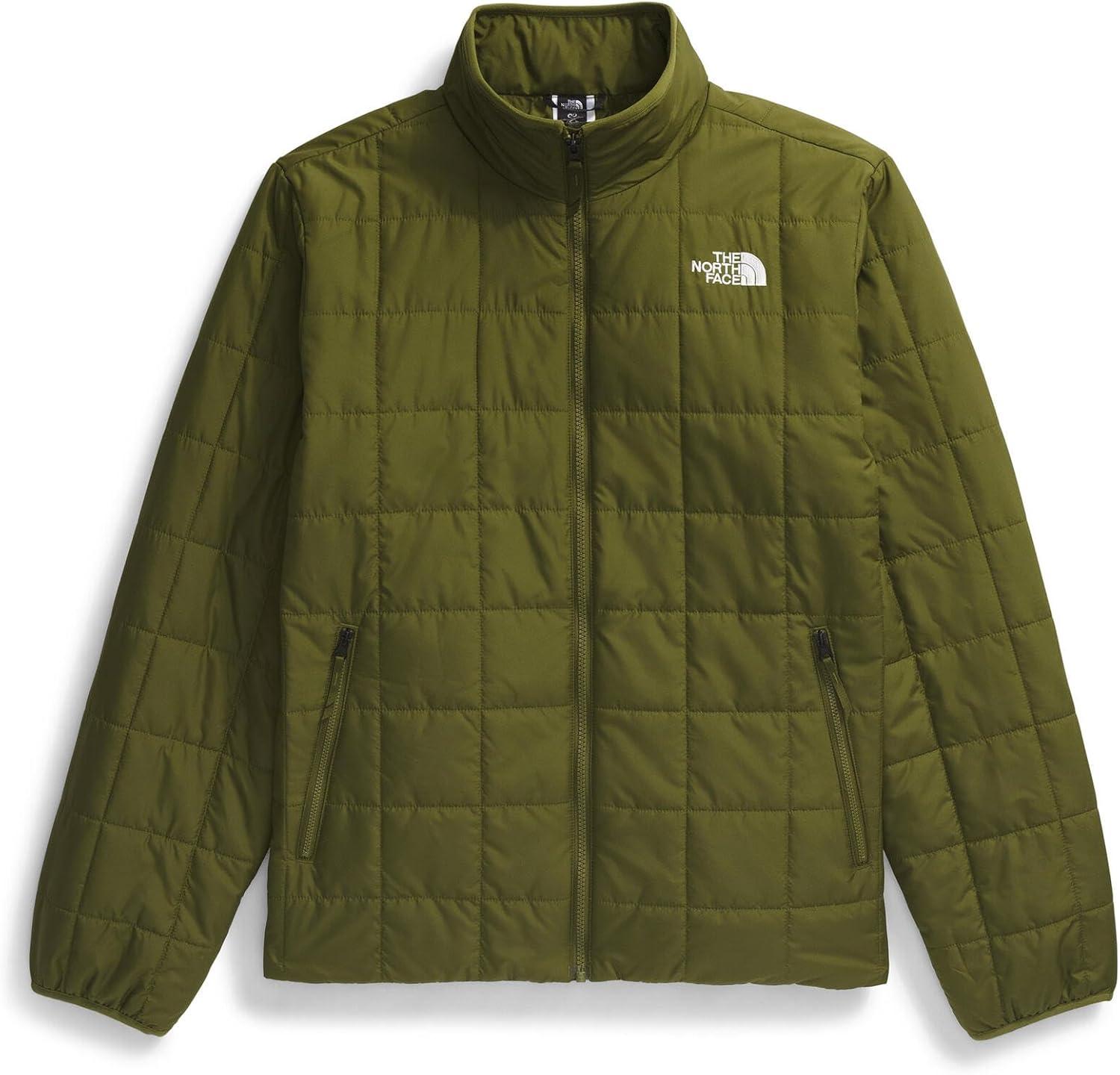 imageTHE NORTH FACE Mens Junction Insulated Jacket Water Repellent Winter Coat With Synthetic Insulation ampamp Zip Hand PocketsForest Olive