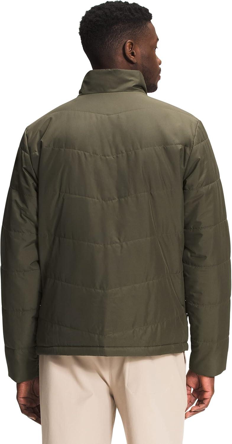 imageTHE NORTH FACE Mens Junction Insulated Jacket Water Repellent Winter Coat With Synthetic Insulation ampamp Zip Hand PocketsNew Taupe Green
