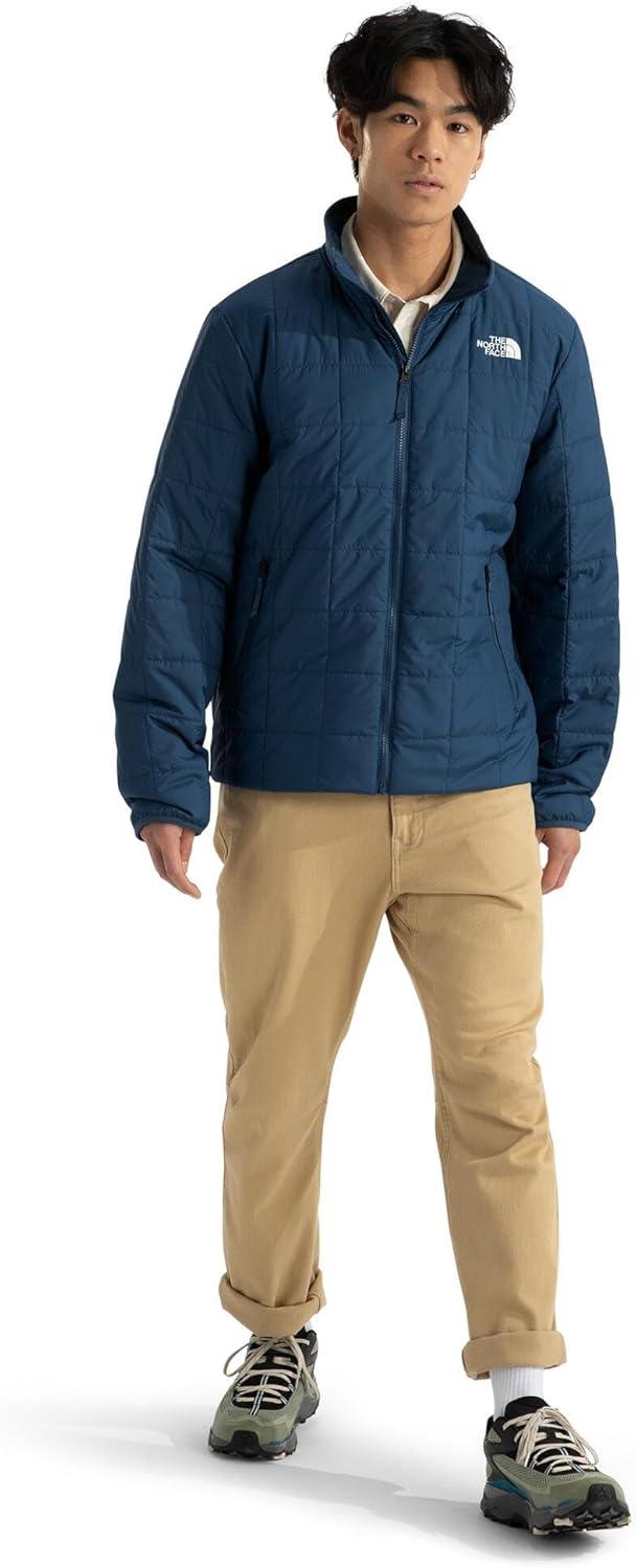 imageTHE NORTH FACE Mens Junction Insulated Jacket Water Repellent Winter Coat With Synthetic Insulation ampamp Zip Hand PocketsShady Blue