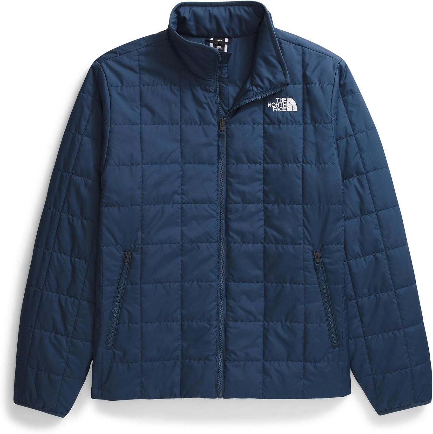 imageTHE NORTH FACE Mens Junction Insulated Jacket Water Repellent Winter Coat With Synthetic Insulation ampamp Zip Hand PocketsShady Blue
