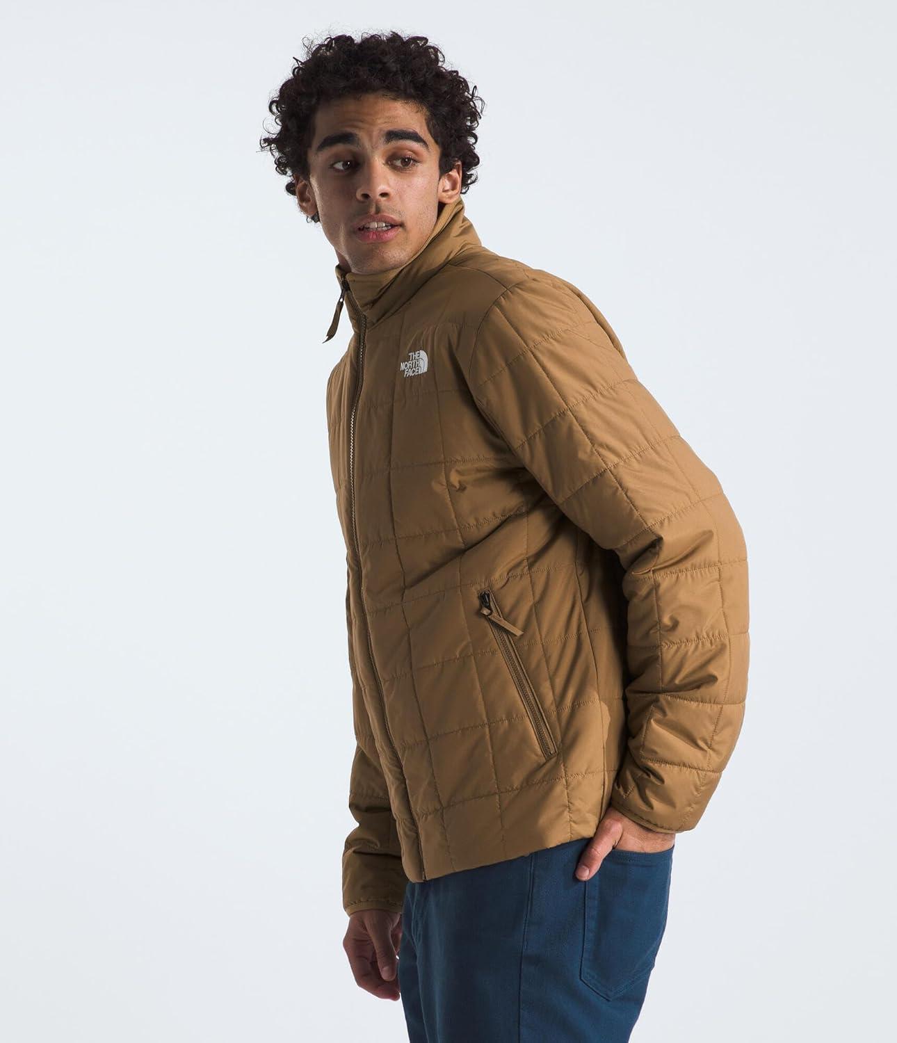 imageTHE NORTH FACE Mens Junction Insulated Jacket Water Repellent Winter Coat With Synthetic Insulation ampamp Zip Hand PocketsUtility Brown