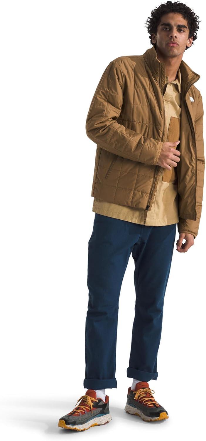 imageTHE NORTH FACE Mens Junction Insulated Jacket Water Repellent Winter Coat With Synthetic Insulation ampamp Zip Hand PocketsUtility Brown