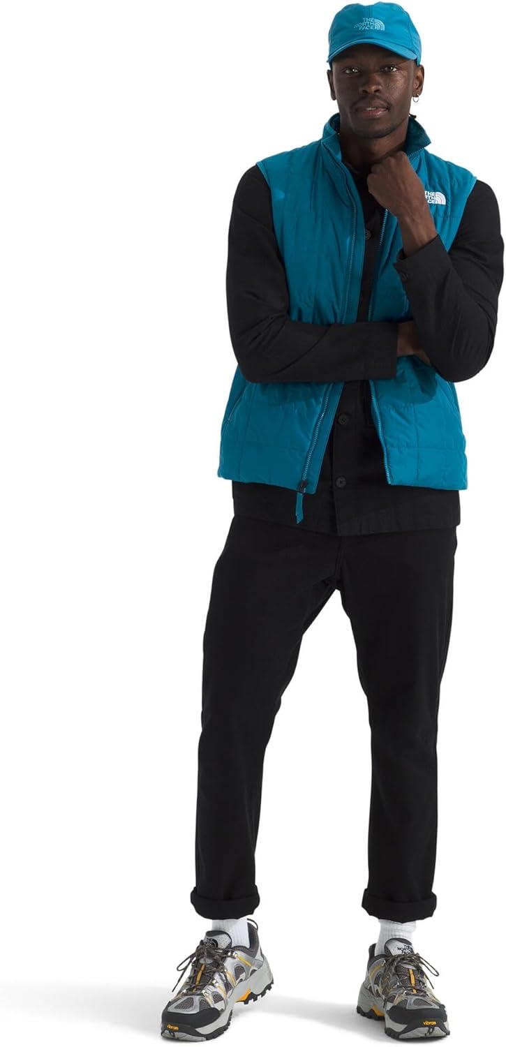 imageTHE NORTH FACE Mens Junction Insulated Vest Water Resistant With Heatseeker Insulation Stretch Bindings ampamp Zip PocketsDusk Blue