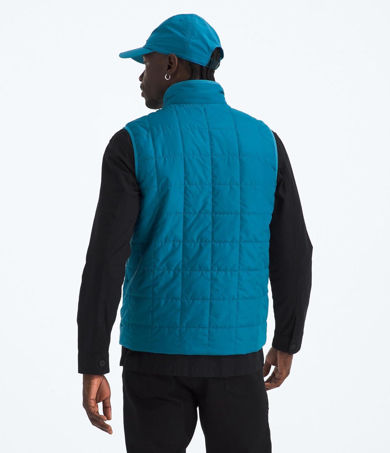 imageTHE NORTH FACE Mens Junction Insulated Vest Water Resistant With Heatseeker Insulation Stretch Bindings ampamp Zip PocketsDusk Blue