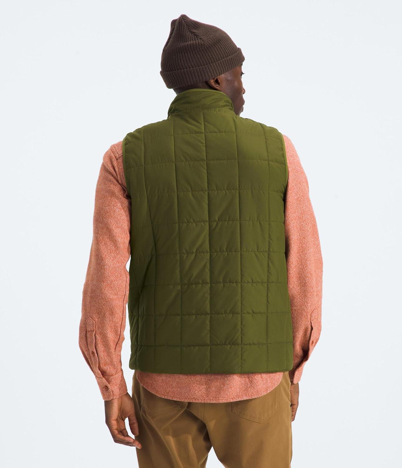 imageTHE NORTH FACE Mens Junction Insulated Vest Water Resistant With Heatseeker Insulation Stretch Bindings ampamp Zip PocketsForest Olive