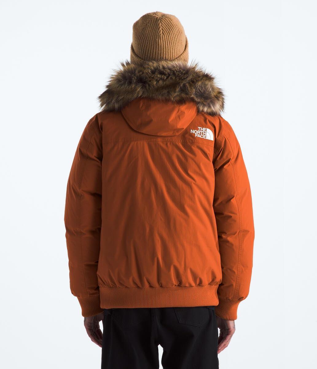 imageTHE NORTH FACE Mens McMurdo Bomber Jacket Waterproof Waterfowl Down Insulation Hooded JacketEarthen Copper
