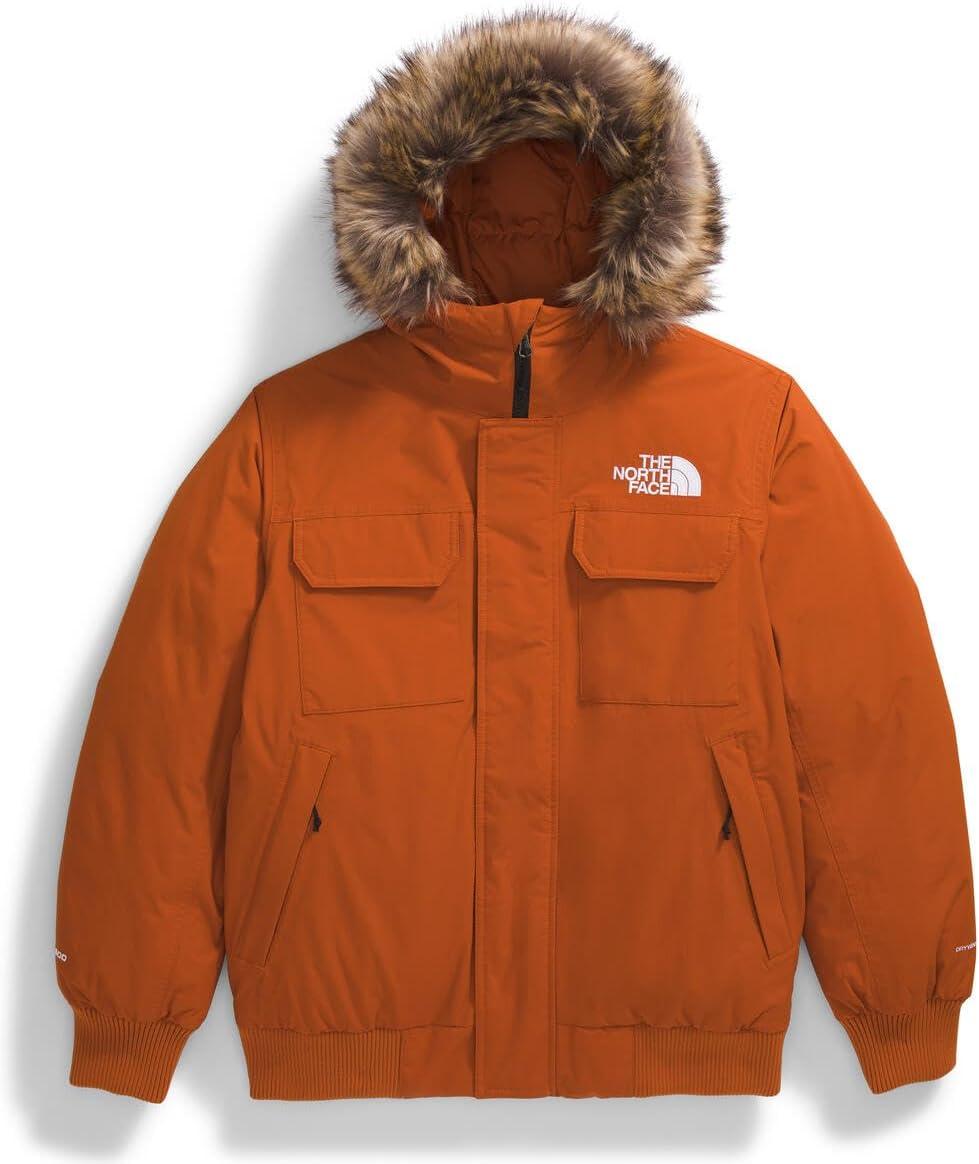 imageTHE NORTH FACE Mens McMurdo Bomber Jacket Waterproof Waterfowl Down Insulation Hooded JacketEarthen Copper
