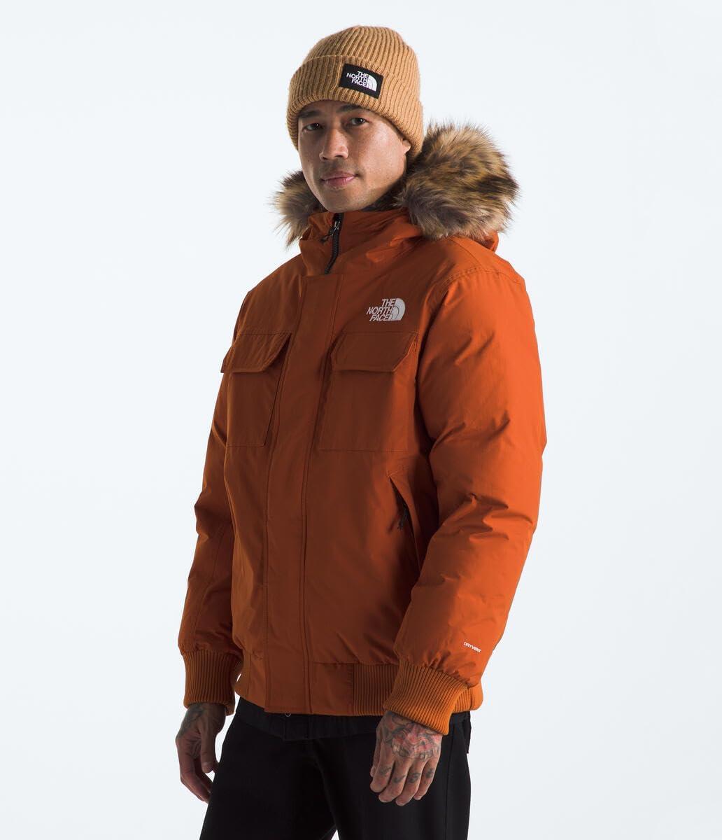 imageTHE NORTH FACE Mens McMurdo Bomber Jacket Waterproof Waterfowl Down Insulation Hooded JacketEarthen Copper