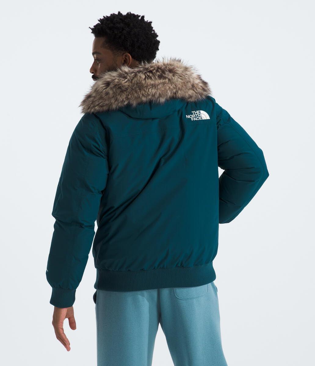 imageTHE NORTH FACE Mens McMurdo Bomber Jacket Waterproof Waterfowl Down Insulation Hooded JacketMidnight Petrol