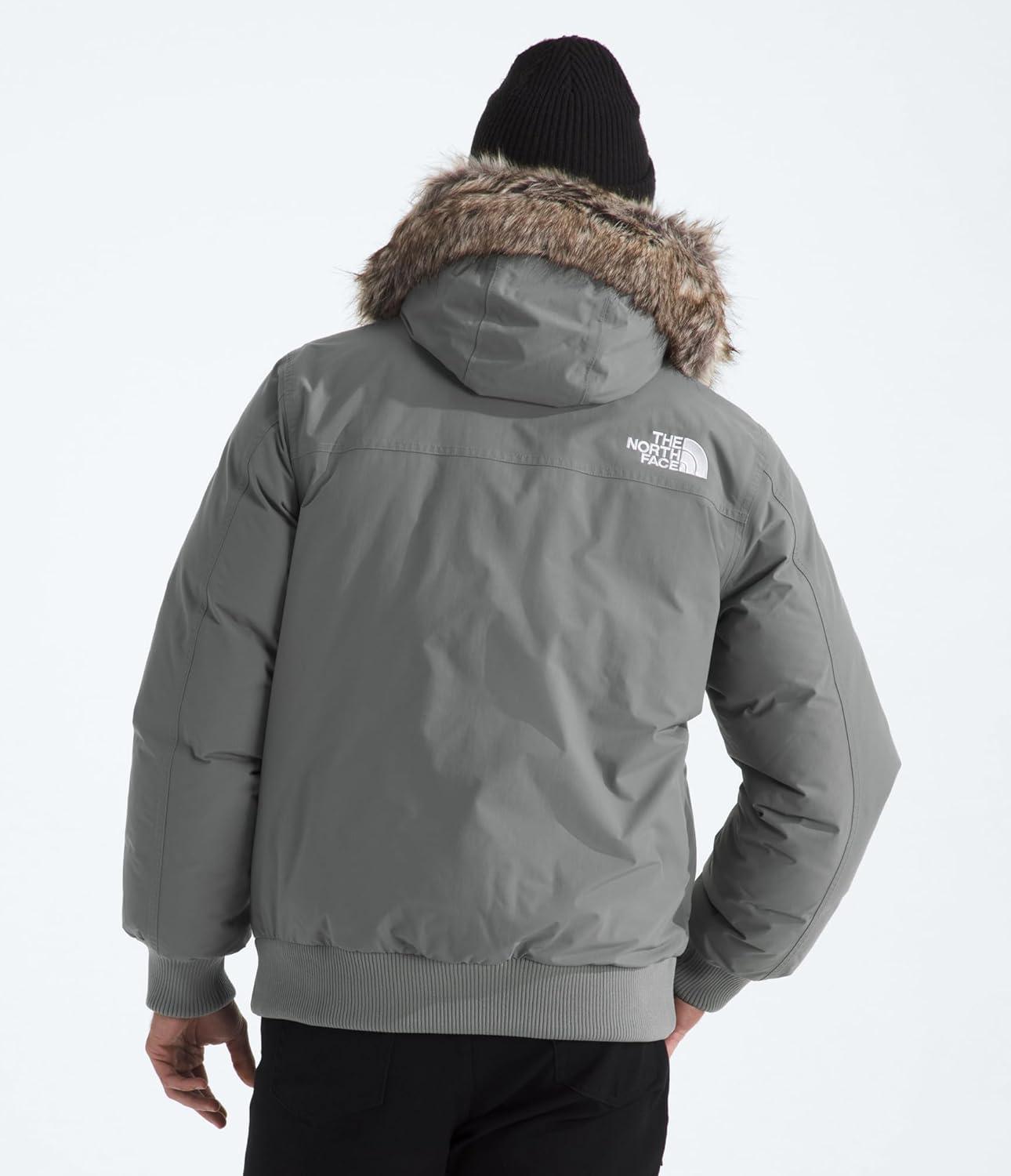 imageTHE NORTH FACE Mens McMurdo Bomber Jacket Waterproof Waterfowl Down Insulation Hooded JacketSmoked Pearl