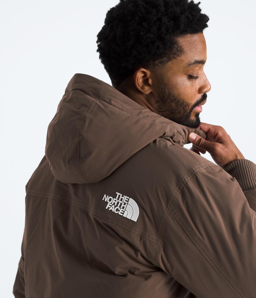 imageTHE NORTH FACE Mens McMurdo Bomber Jacket Waterproof Waterfowl Down Insulation Hooded JacketSmokey Brown
