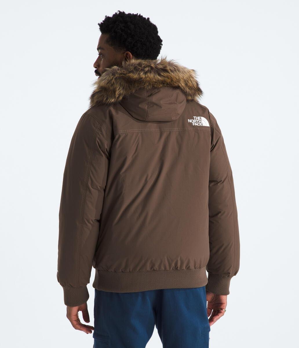 imageTHE NORTH FACE Mens McMurdo Bomber Jacket Waterproof Waterfowl Down Insulation Hooded JacketSmokey Brown