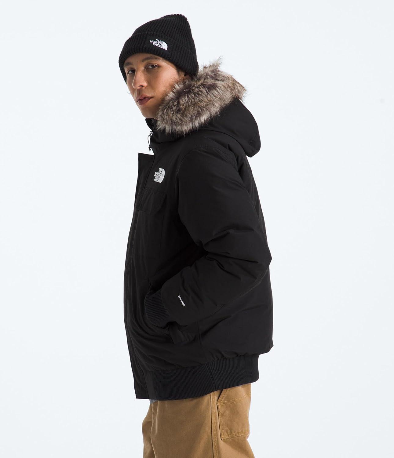 imageTHE NORTH FACE Mens McMurdo Bomber Jacket Waterproof Waterfowl Down Insulation Hooded JacketTnf BlackTnf Black