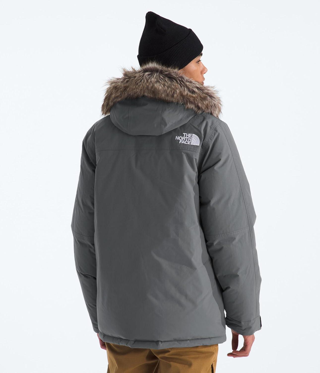 imageTHE NORTH FACE Mens McMurdo Parka Waterproof Winter Jacket 600 Fill Waterfowl Down Insulation Adjustable 3 Piece HoodSmoked PearlSmoked Pearl