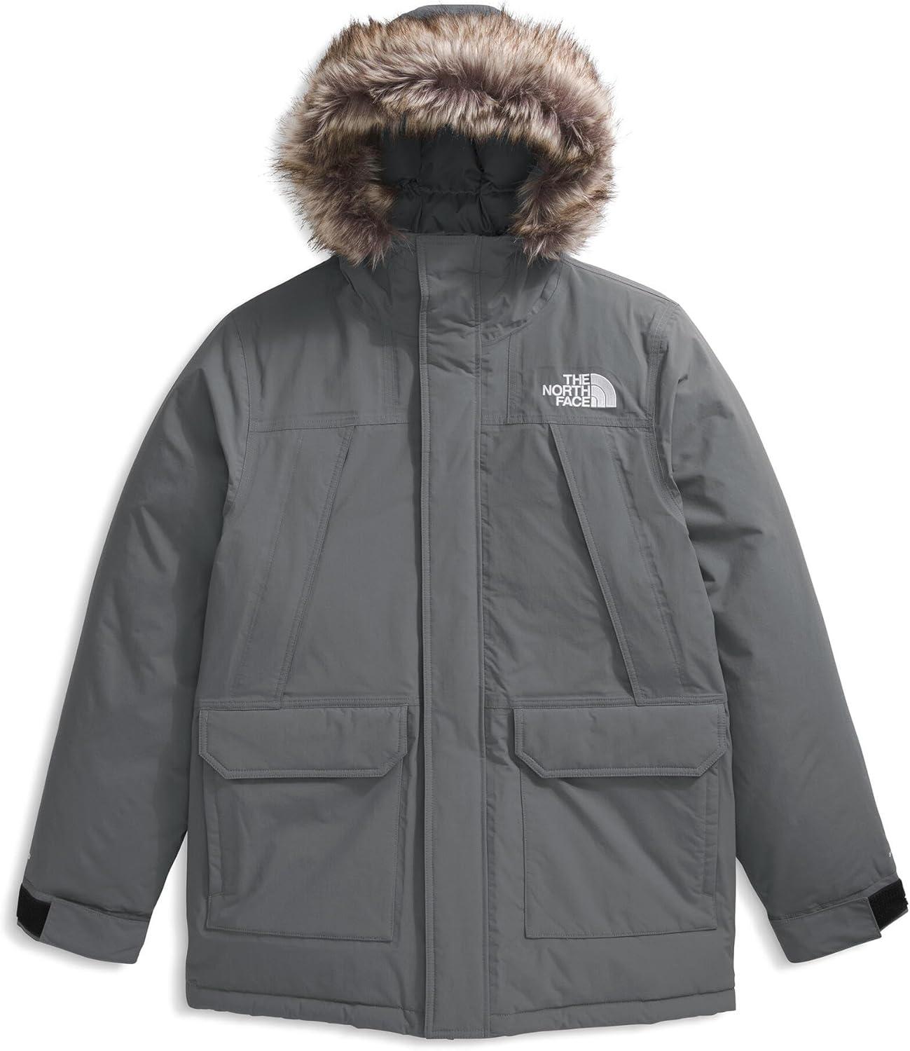 imageTHE NORTH FACE Mens McMurdo Parka Waterproof Winter Jacket 600 Fill Waterfowl Down Insulation Adjustable 3 Piece HoodSmoked PearlSmoked Pearl