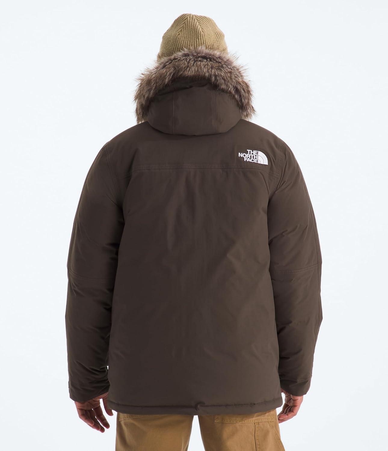 imageTHE NORTH FACE Mens McMurdo Parka Waterproof Winter Jacket 600 Fill Waterfowl Down Insulation Adjustable 3 Piece HoodSmokey Brown
