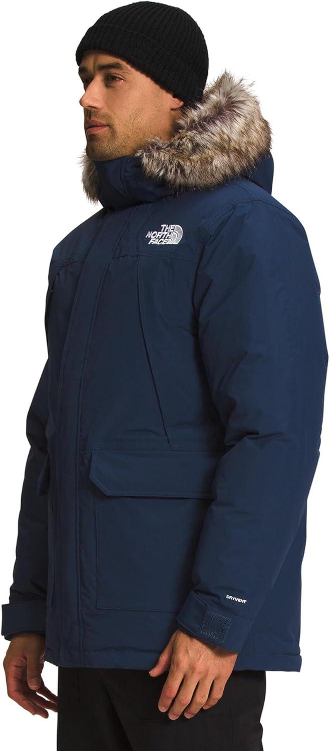 imageTHE NORTH FACE Mens McMurdo Parka Waterproof Winter Jacket 600 Fill Waterfowl Down Insulation Adjustable 3 Piece HoodSummit Navy