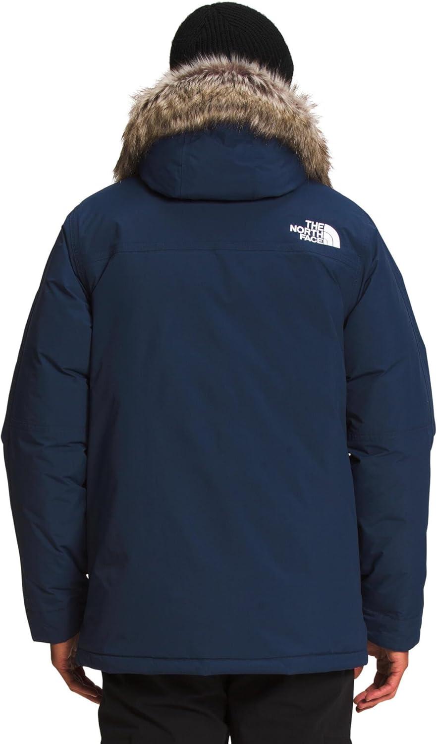 imageTHE NORTH FACE Mens McMurdo Parka Waterproof Winter Jacket 600 Fill Waterfowl Down Insulation Adjustable 3 Piece HoodSummit Navy