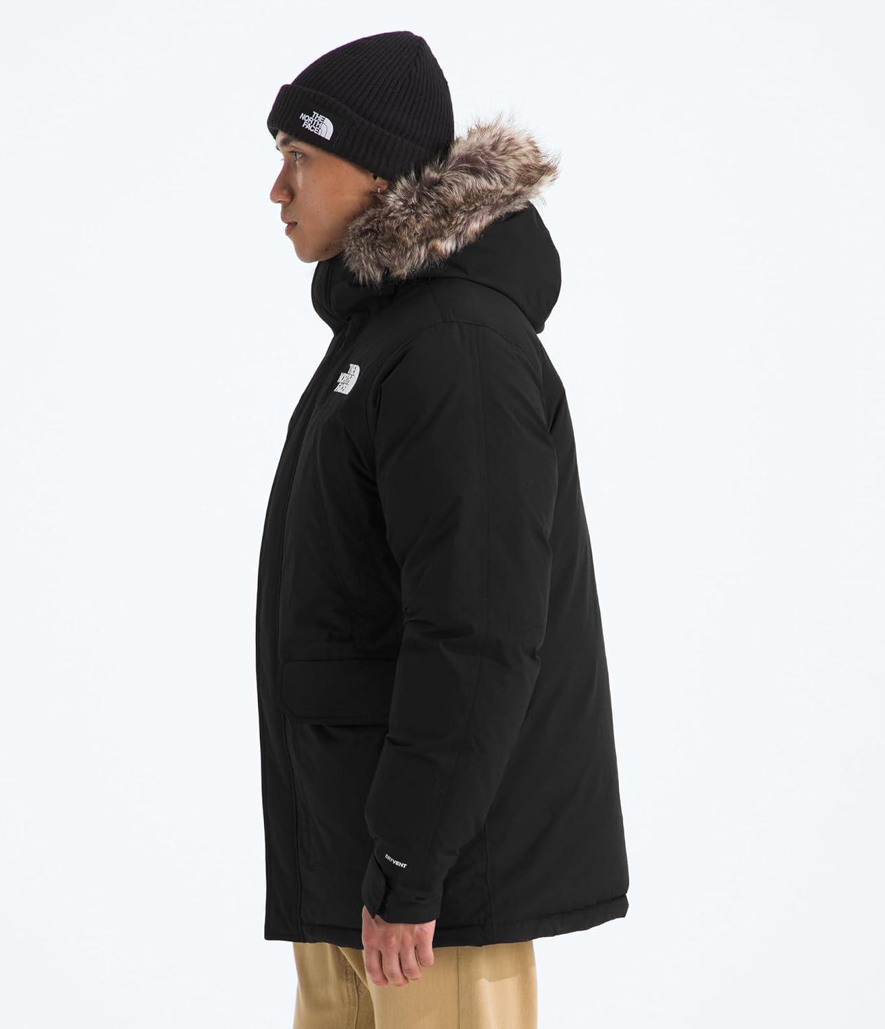 imageTHE NORTH FACE Mens McMurdo Parka Waterproof Winter Jacket 600 Fill Waterfowl Down Insulation Adjustable 3 Piece HoodTnf BlackTnf Black