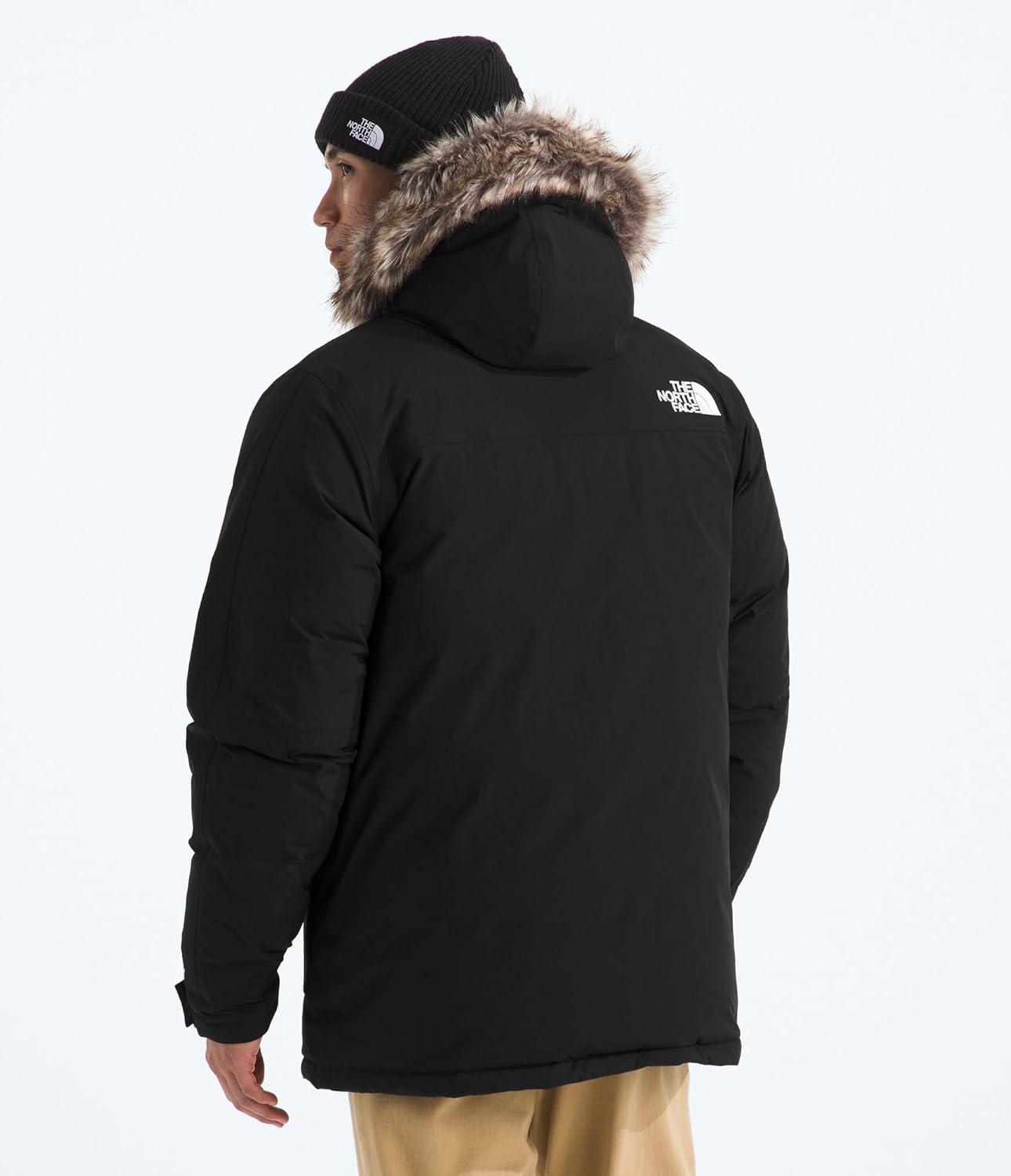 imageTHE NORTH FACE Mens McMurdo Parka Waterproof Winter Jacket 600 Fill Waterfowl Down Insulation Adjustable 3 Piece HoodTnf BlackTnf Black