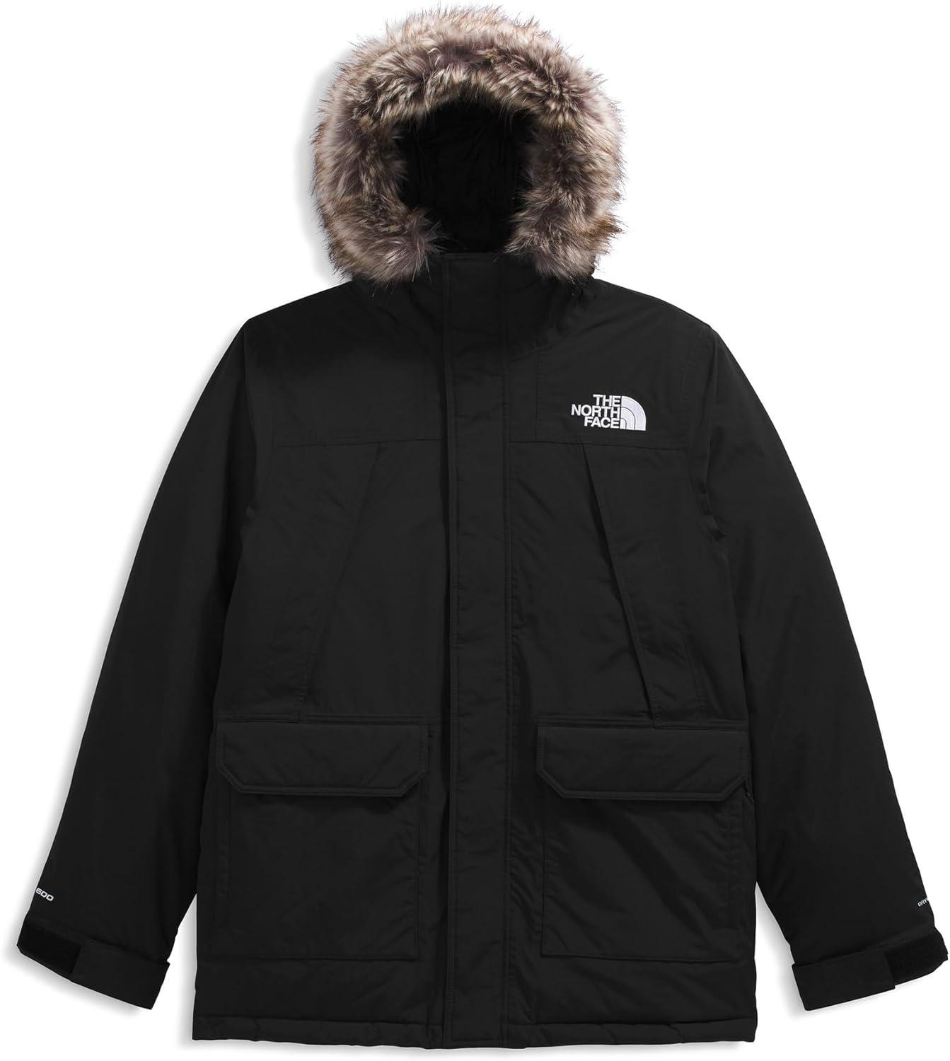 imageTHE NORTH FACE Mens McMurdo Parka Waterproof Winter Jacket 600 Fill Waterfowl Down Insulation Adjustable 3 Piece HoodTnf BlackTnf Black