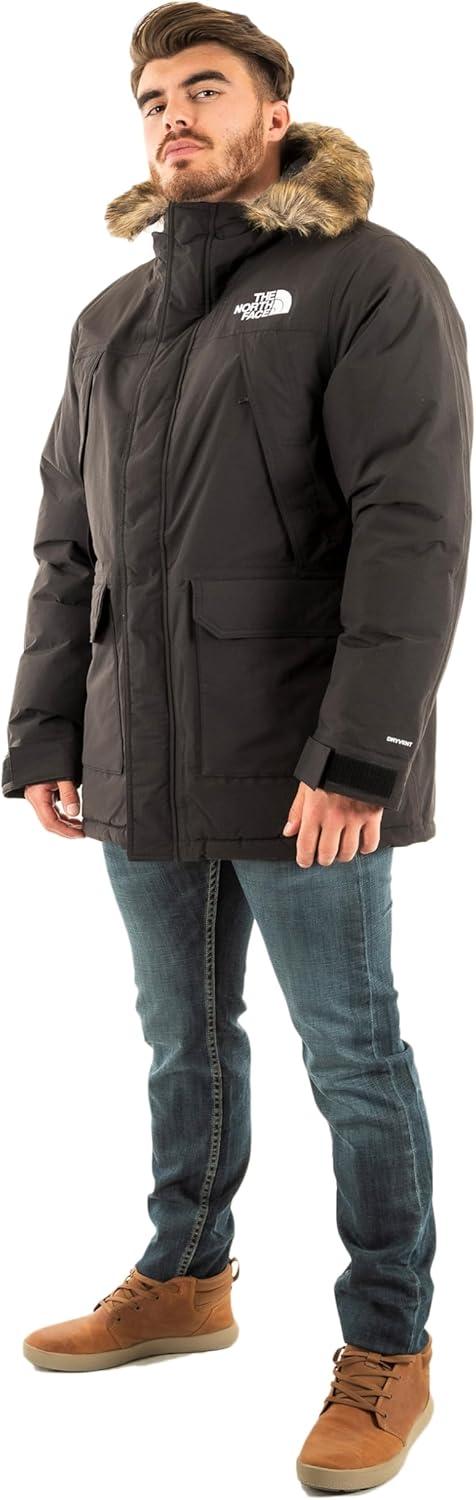 imageTHE NORTH FACE Mens McMurdo Parka Waterproof Winter Jacket 600 Fill Waterfowl Down Insulation Adjustable 3 Piece HoodTnf BlackTnf Black