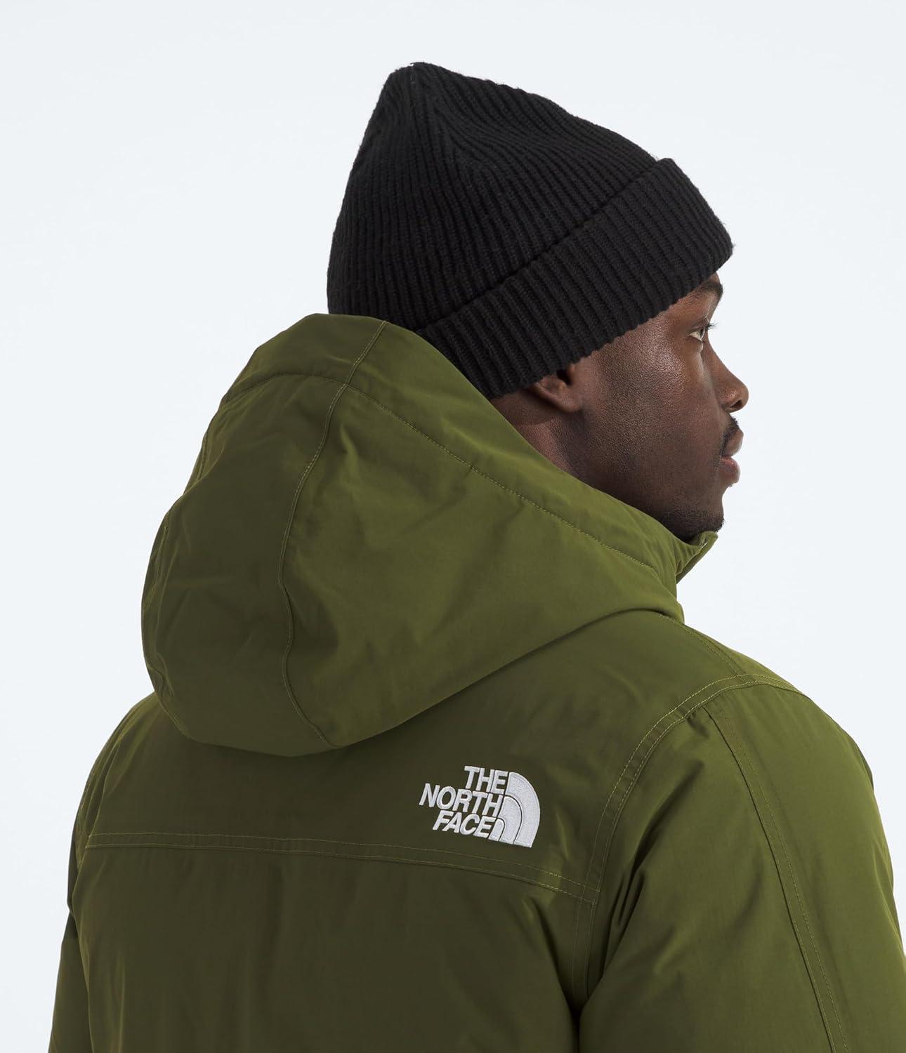 imageTHE NORTH FACE Mens McMurdo Parka Waterproof Winter Jacket 600 Fill Waterfowl Down Insulation Adjustable 3 Piece HoodWoodland Green