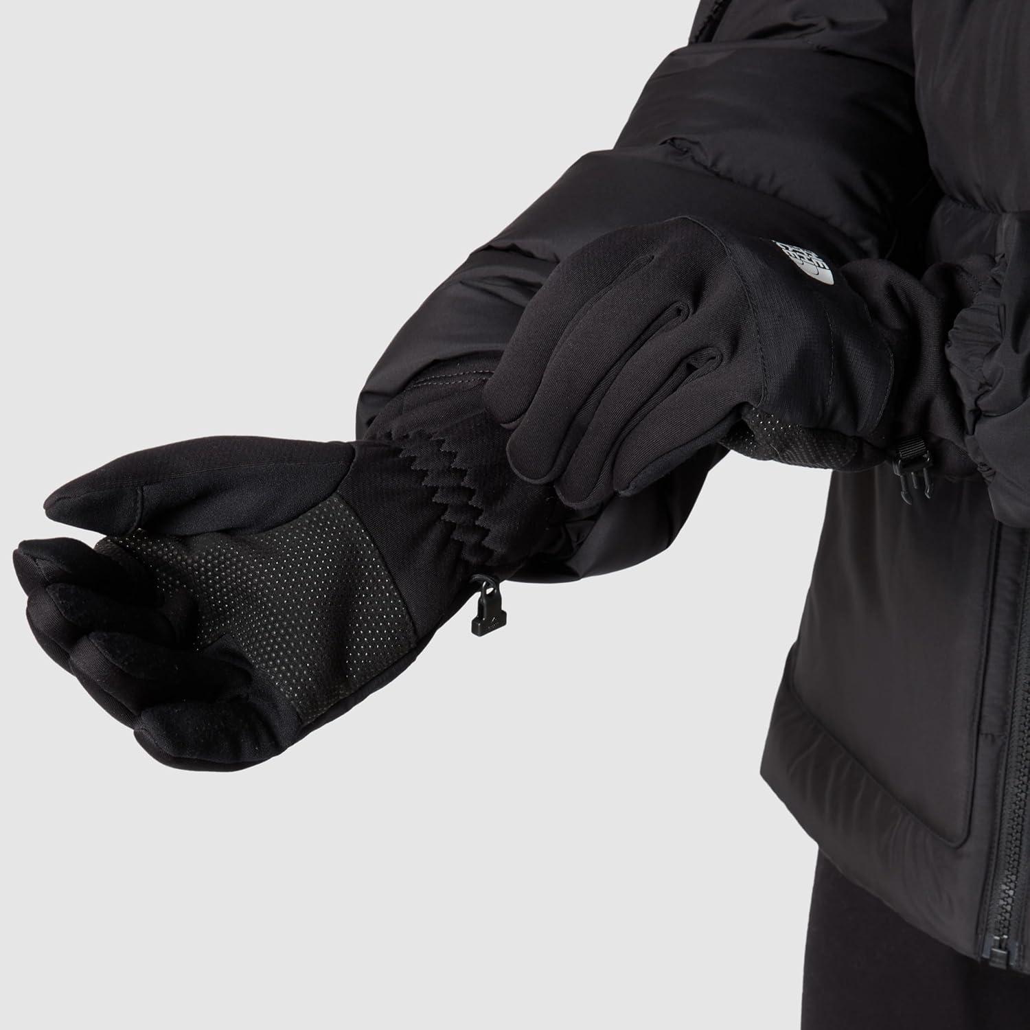 imageTHE NORTH FACE Mens Sierra Fleece Etip Glove Touchscreen Compatible Silicone Gripper Dots Pairing ClipTnf Black